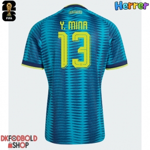 Colombia Yerry Mina #13 Udebanetrøje VM 2026 Kort ærmer